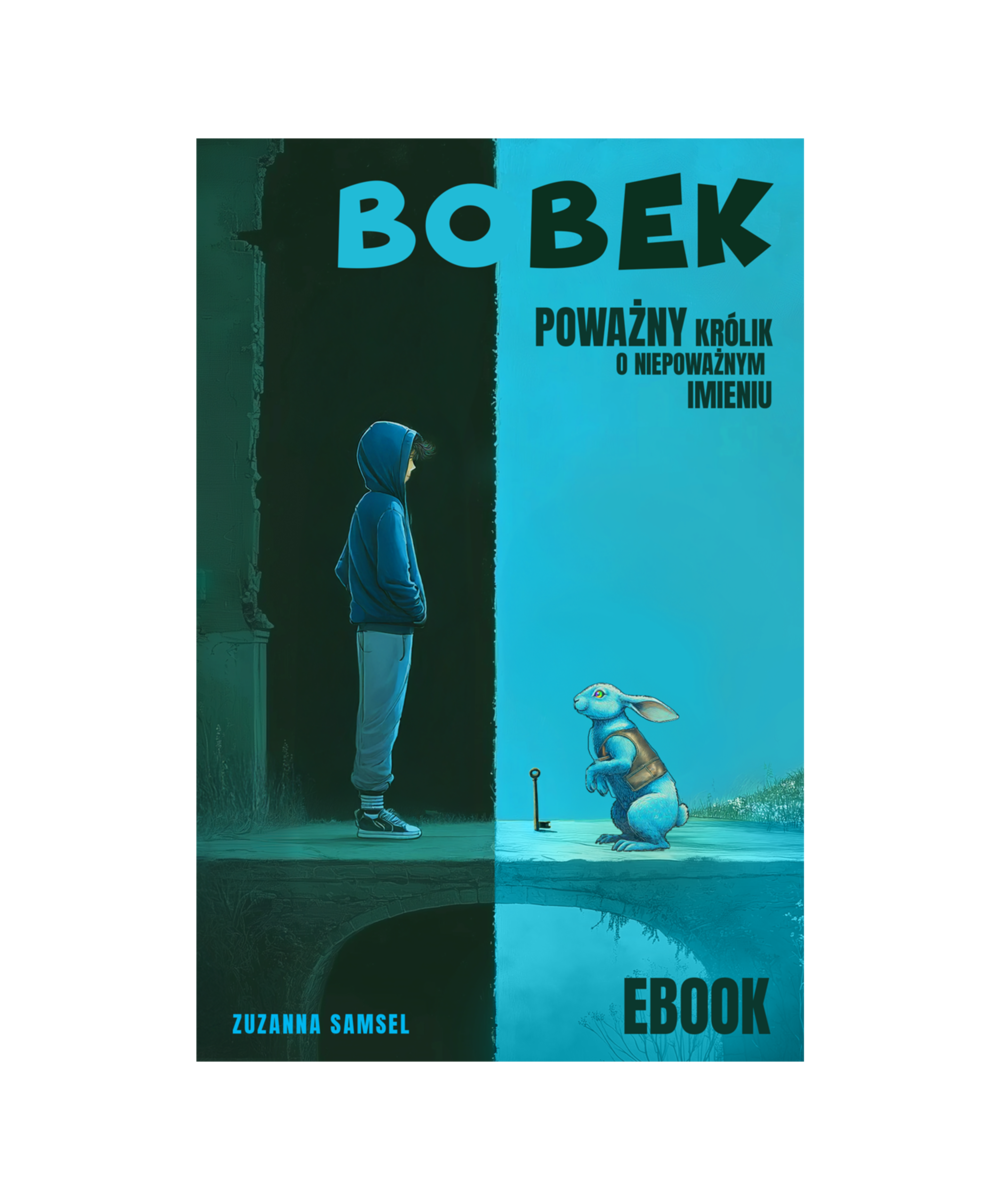 Okładka_ebook_Bobek poważny królik o niepoważnym imieniu